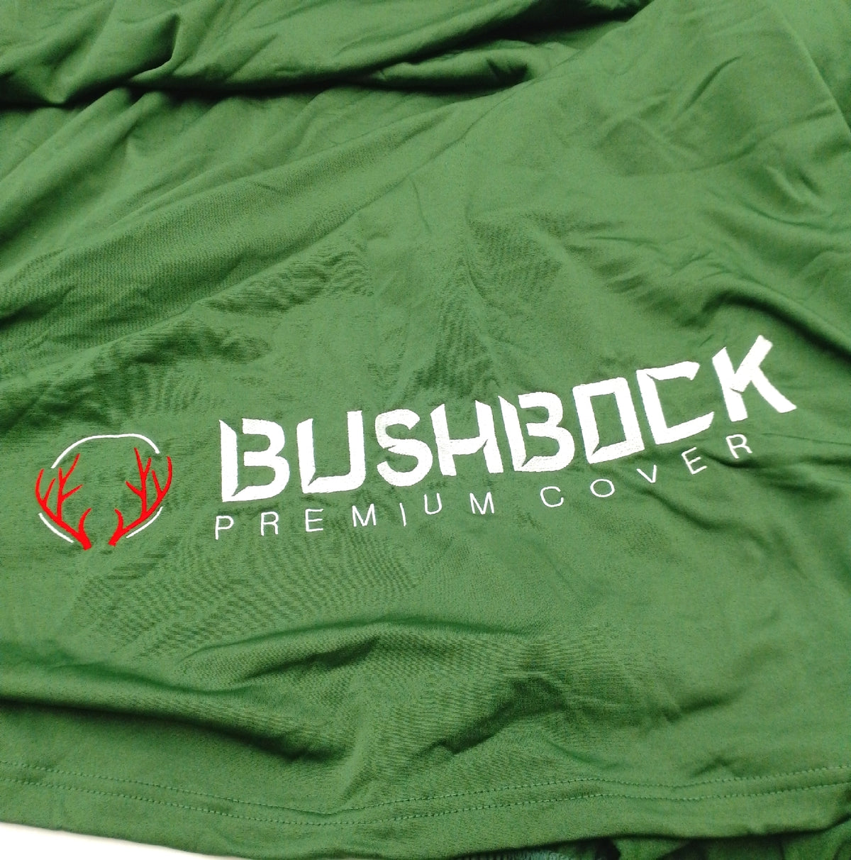 BUSHBOCK Premium Cover Indoor Motorrad Abdeckplane Staubschutz Grün Beutel leicht beschädigt