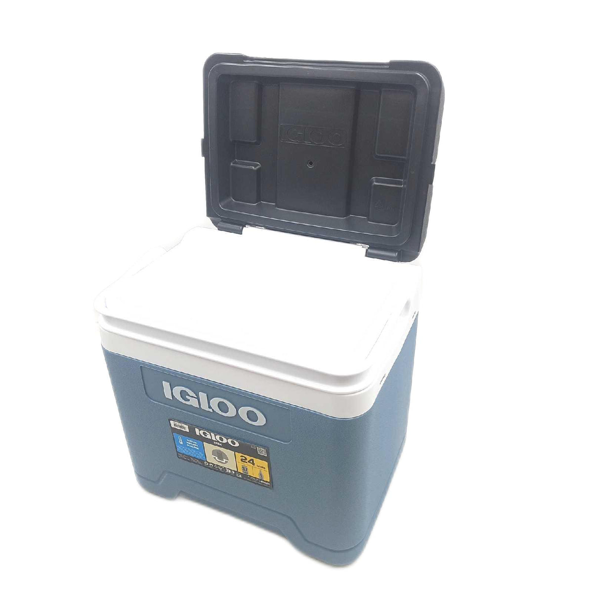 IGLOO Kühlbox Camping Kühlbox 24 Liter Ice Blue große passive Kühlleistung