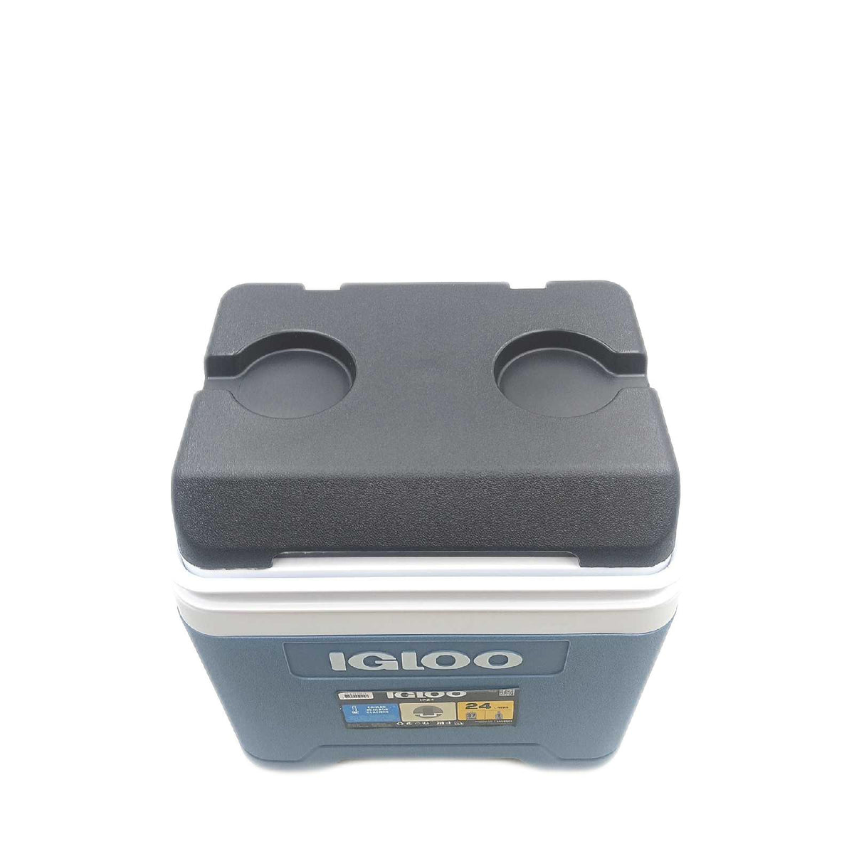IGLOO Kühlbox Camping Kühlbox 24 Liter Ice Blue große passive Kühlleistung