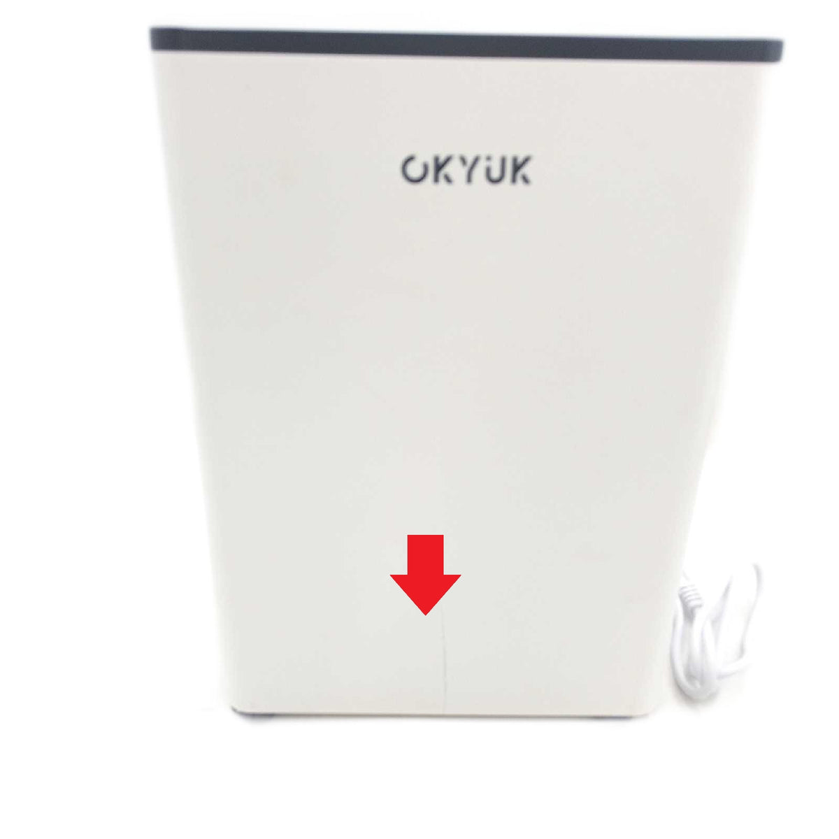 OKYUK Elektrischer Luftentfeuchter 12 l Digitalanzeige leise 32 dB für Wohnmobil Bad Keller