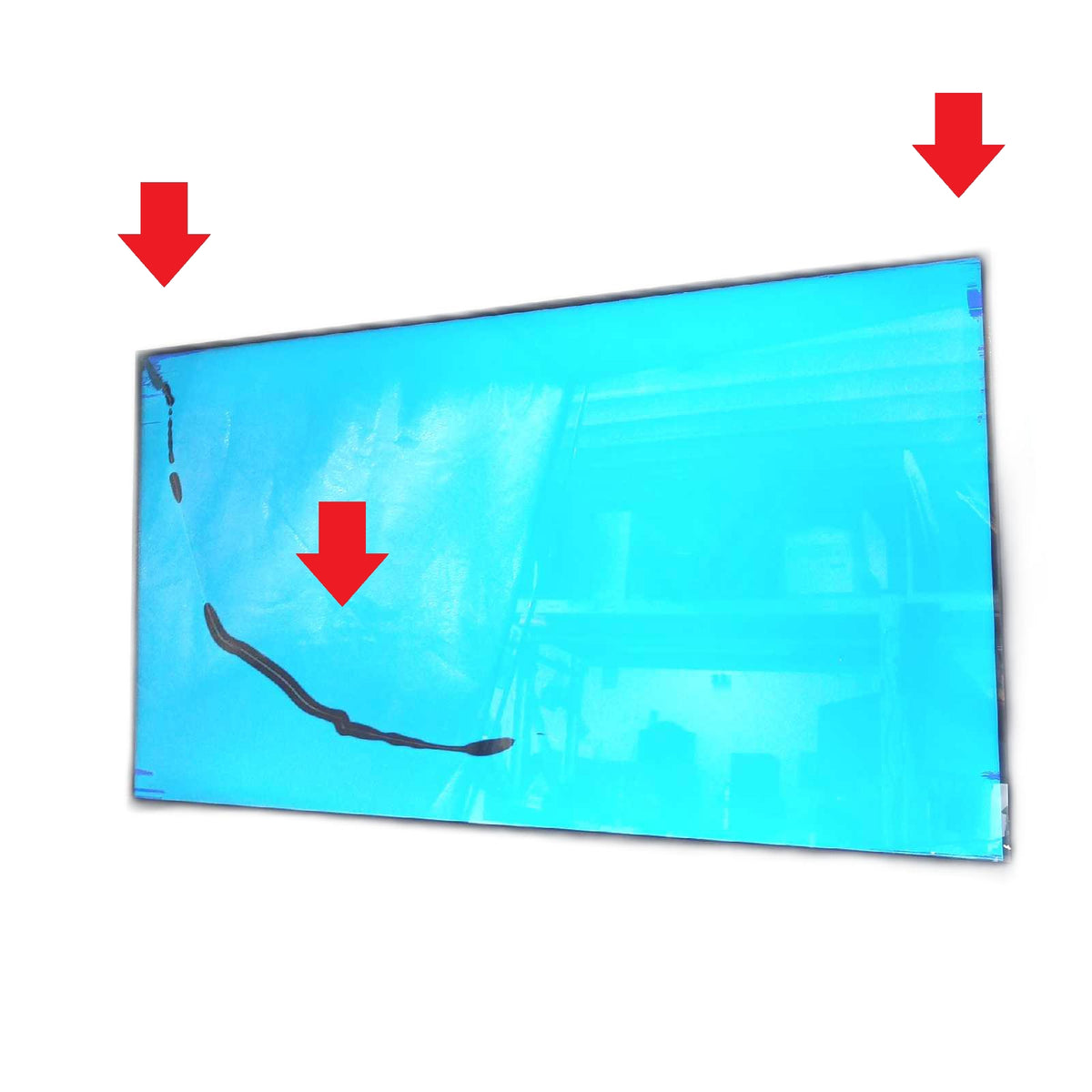 Samsung Crystal UHD 4K U80F 43 Zoll Displaybruch fehlt Fuß