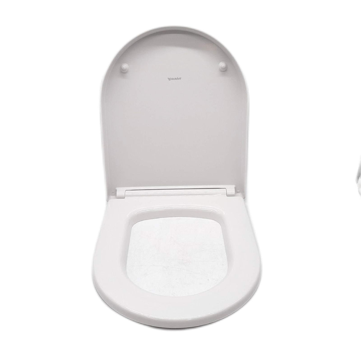 Duravit WC Sitz Badezimmer Abattant WC ME by Starck Softclose Deckel weiß Stahl Sch