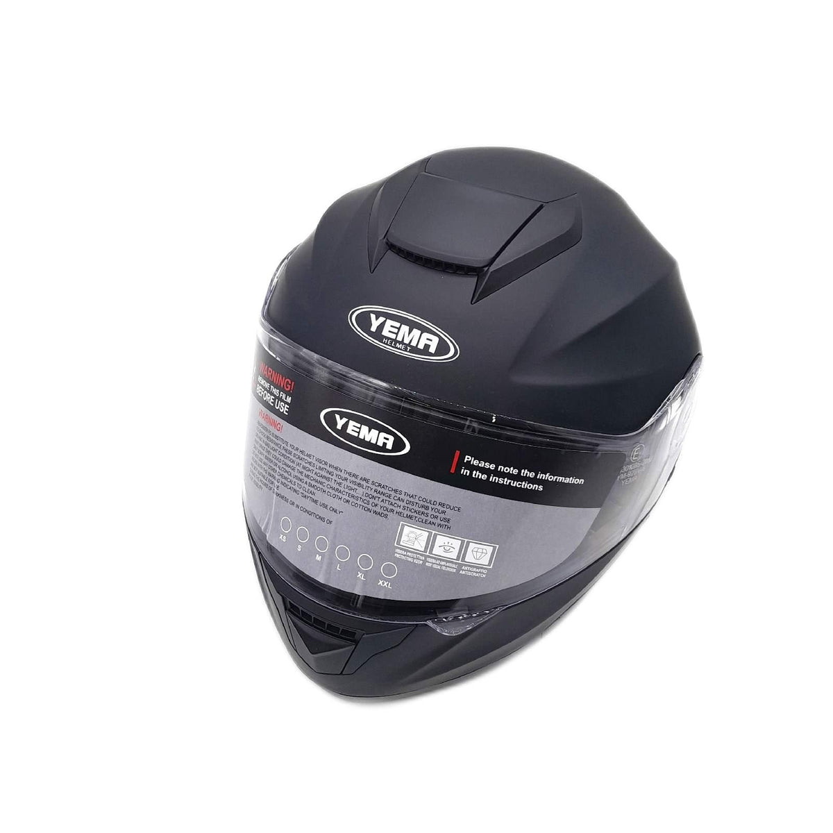 Yema YM 926 Motorradhelm Fullface Integralhelm Klapphelm Sicherheit Komfort Rollerhelm