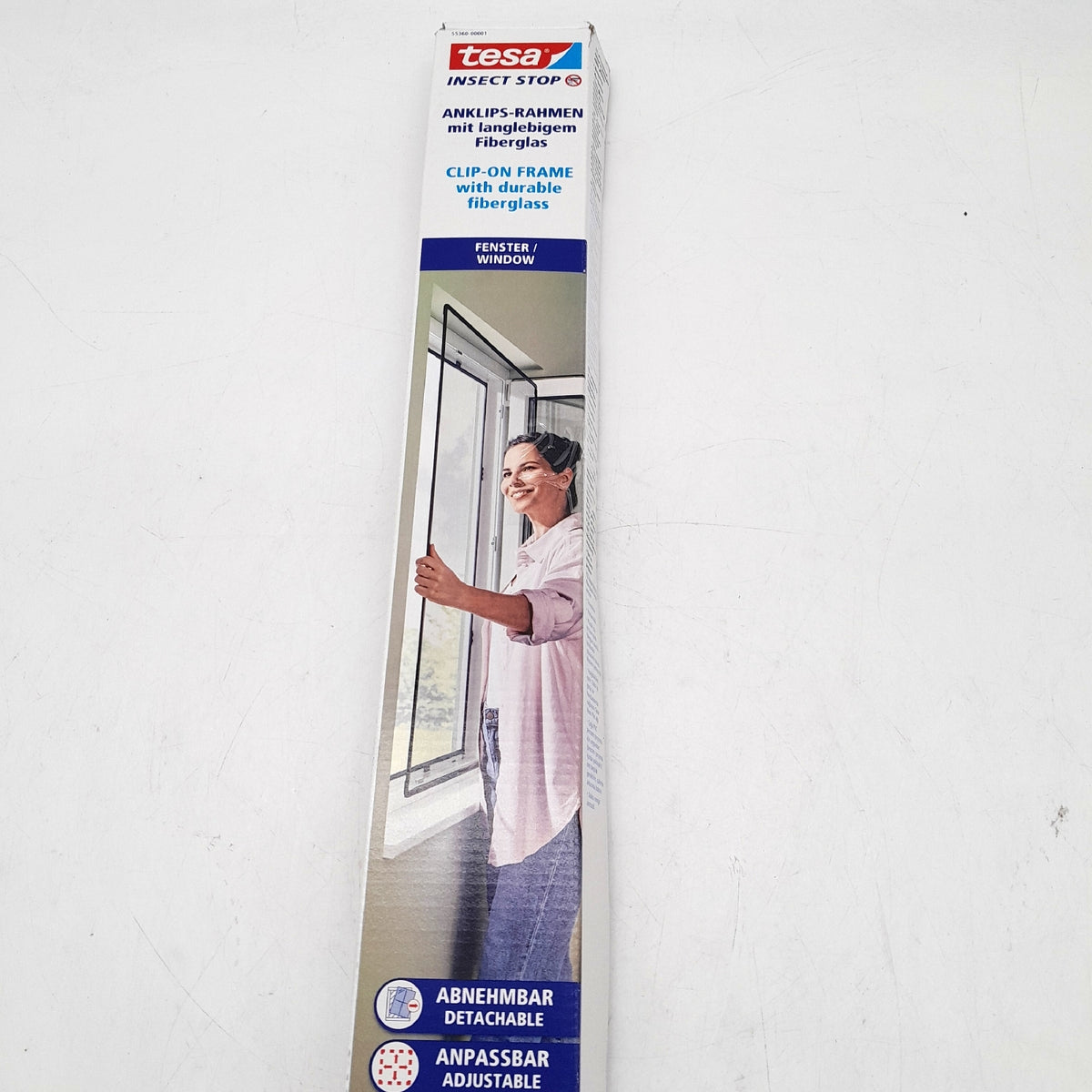 tesa Fliegengitter Fensterrahmen Insektenschutz Anklips PVC Fenster schnellmont