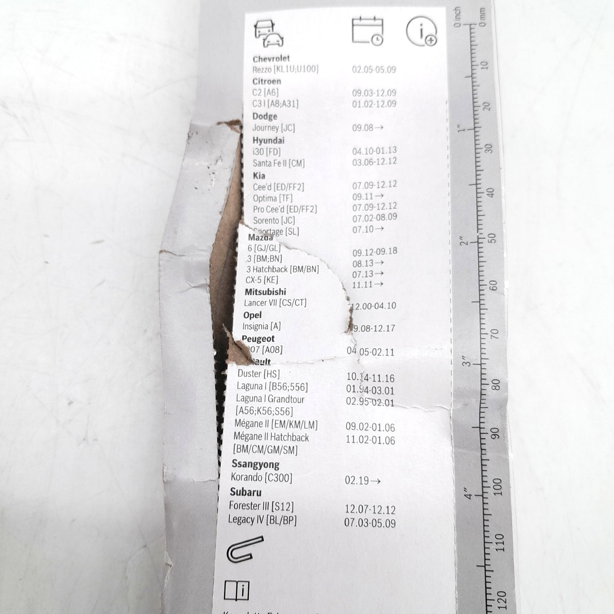 Bosch Wischblatt Fahrzeugteile 3397010253 Scheibenwischer lange Lebensdauer für