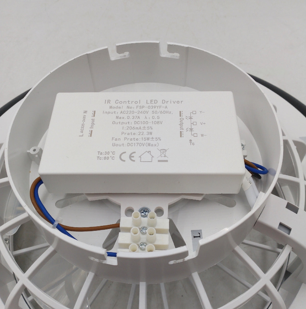 BRILONER Deckenventilator Beleuchtung Haushalt 5 Flügel Energieeffizient Fernbed