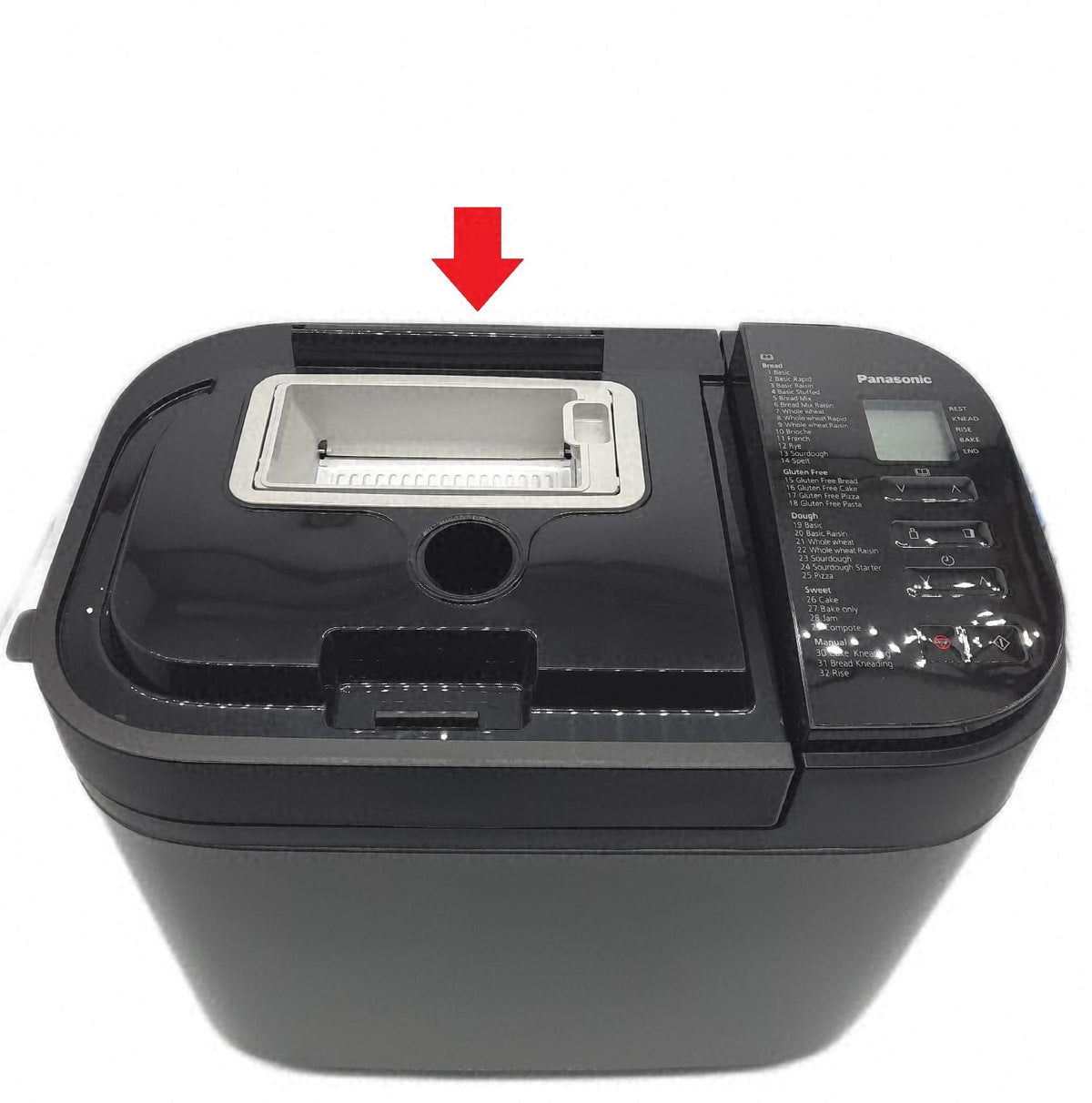 Panasonic SD YR2540 Premium Grau Vollautomatischer Brotbackautom - Unvollständig