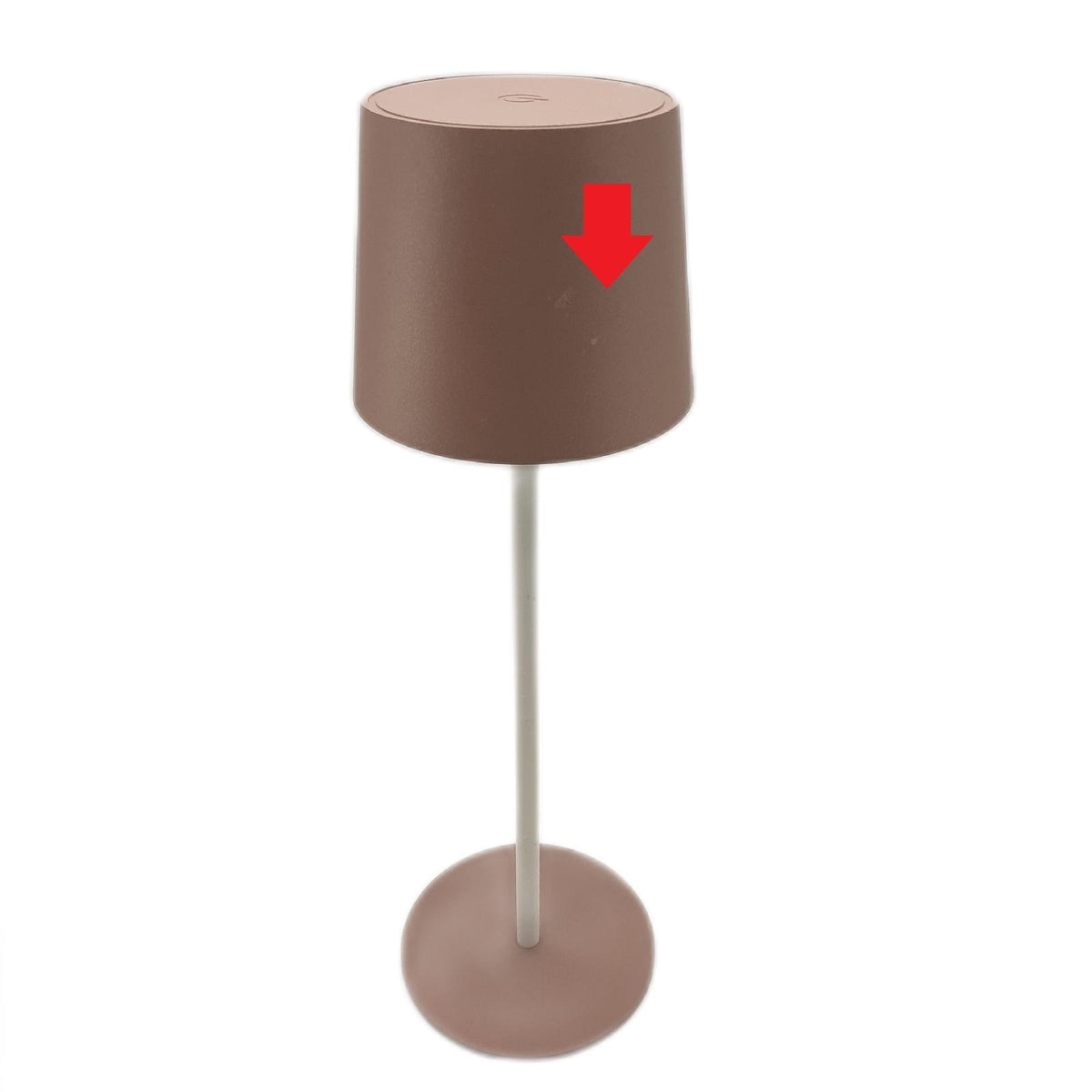 Briloner LED Tischlampe kabellos IP44 Touch dimmbar Akku Nachttischlampe Campinglampe Coffee