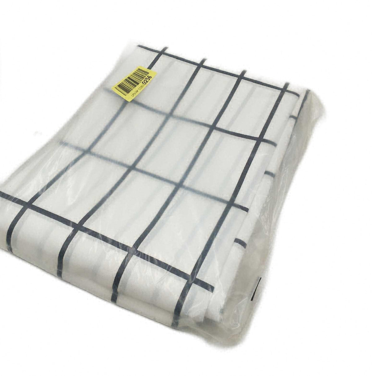 DUFU Duschvorhang 180x200 cm Weiss Wasserdicht Polyester Waschbar Badevorhang Shower