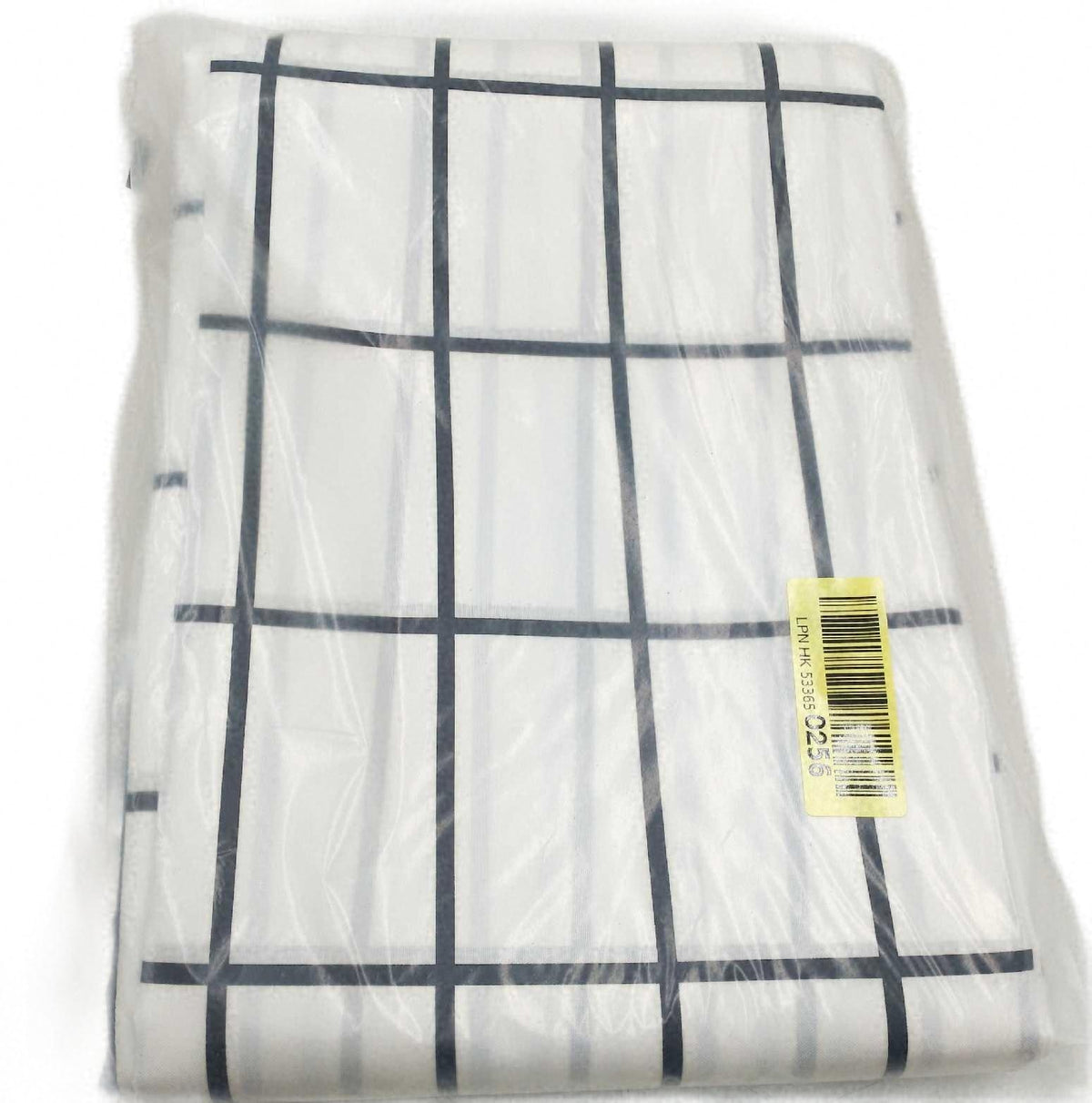 DUFU Duschvorhang 180x200 cm Weiss Wasserdicht Polyester Waschbar Badevorhang Shower