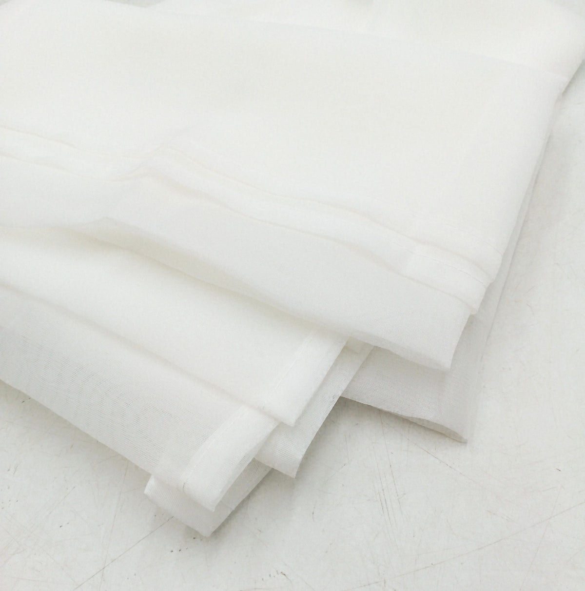 Voile Vorhang Transparente Gardine aus Voile Einfarbig mit Stangendurchzug Fensterdeko leicht