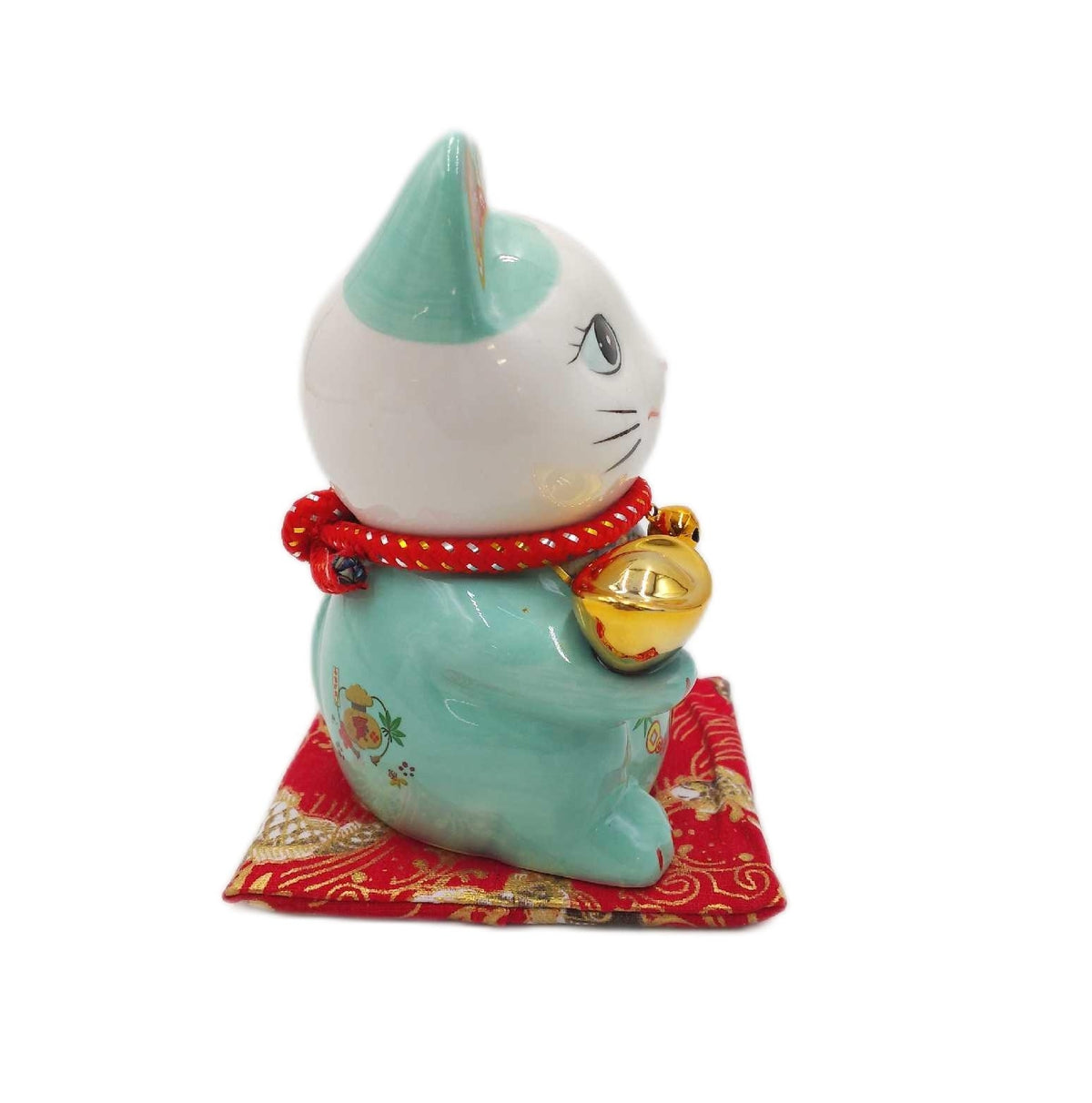 lachi se Katze des GLUECKS Japanische Maneki Neko Blau Accessory Figur Glücksbringer