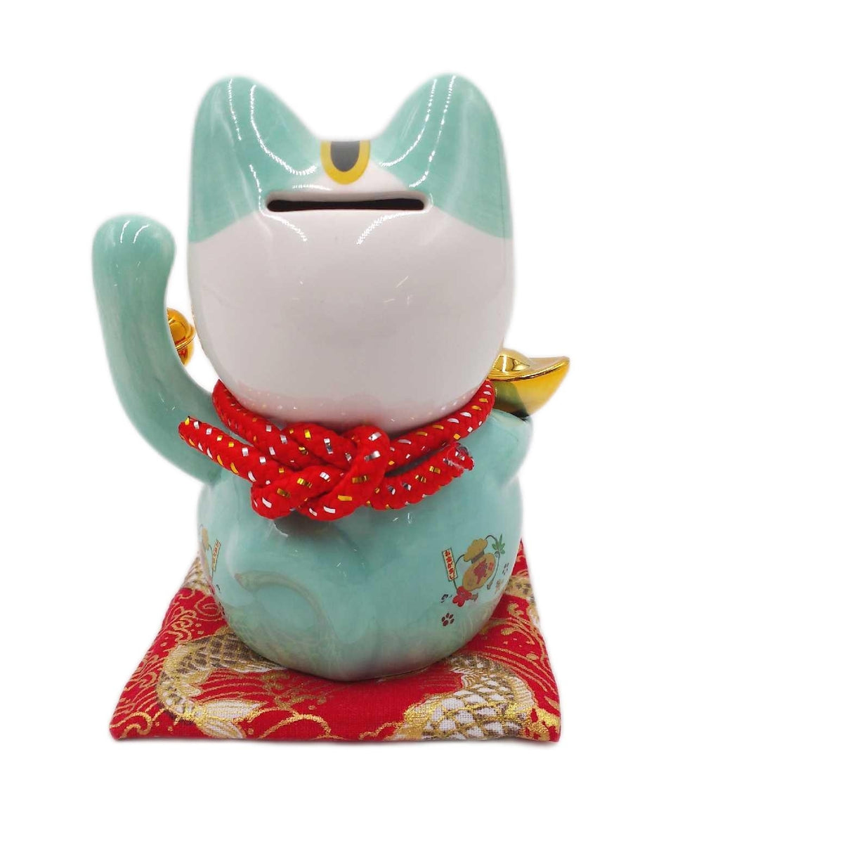 lachi se Katze des GLUECKS Japanische Maneki Neko Blau Accessory Figur Glücksbringer