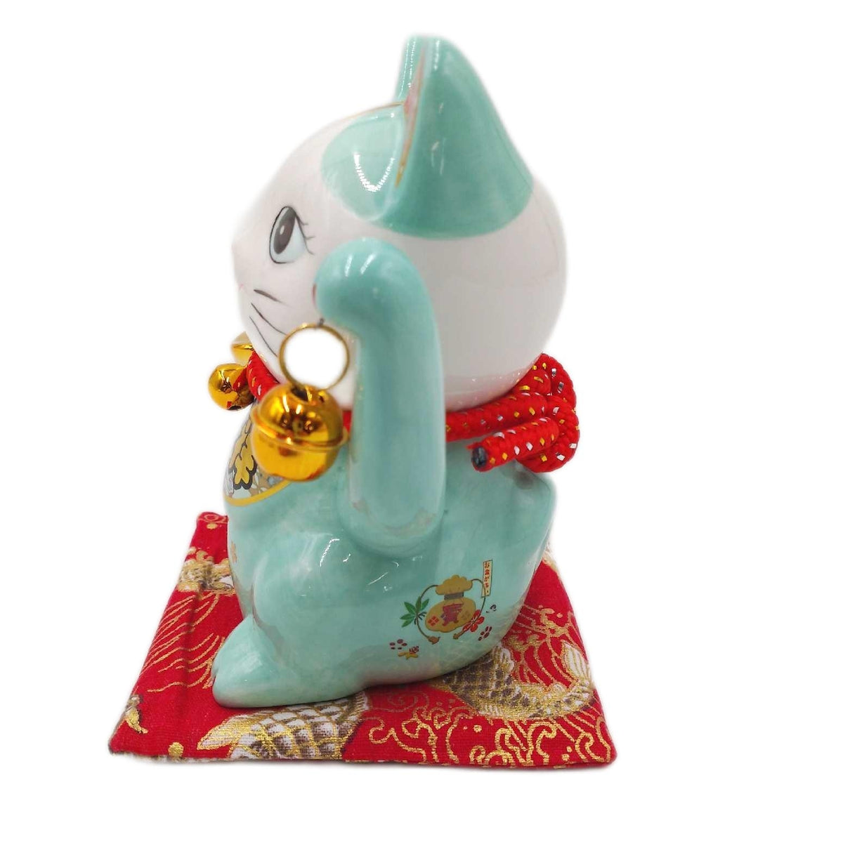 lachi se Katze des GLUECKS Japanische Maneki Neko Blau Accessory Figur Glücksbringer