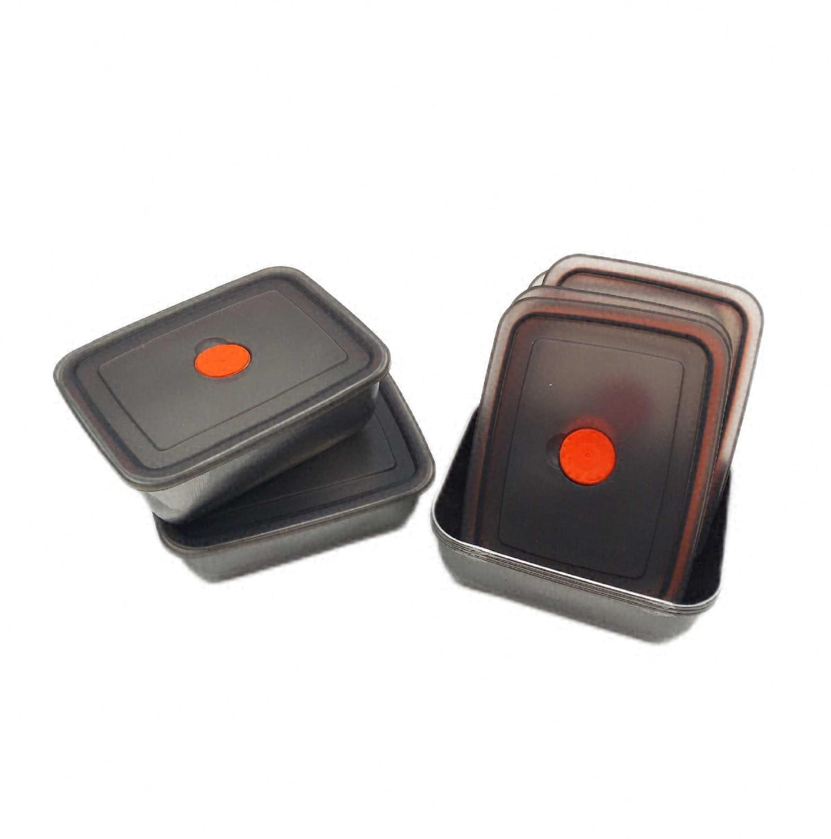 6 Stück Edelstahl Frischhaltedosen 500ml Luftdicht Meal Prep Vorratsdosen Set