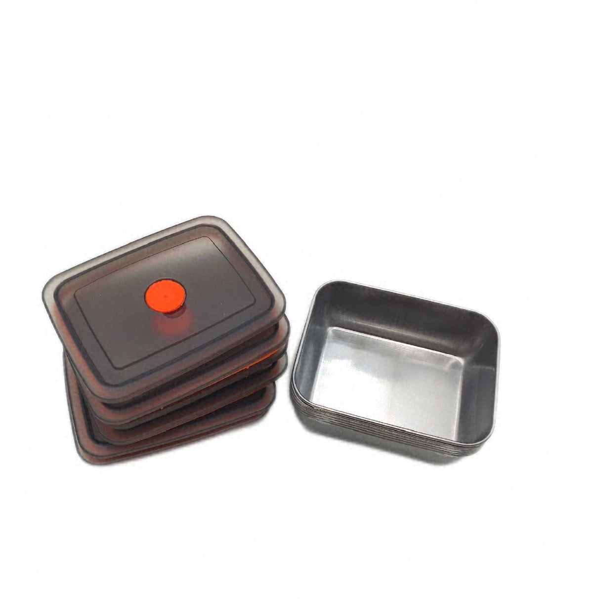 6 Stück Edelstahl Frischhaltedosen 500ml Luftdicht Meal Prep Vorratsdosen Set