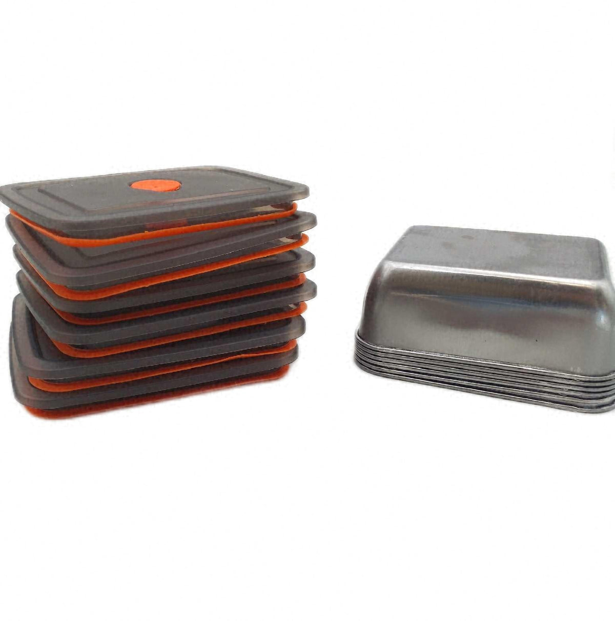 6 Stück Edelstahl Frischhaltedosen 500ml Luftdicht Meal Prep Vorratsdosen Set