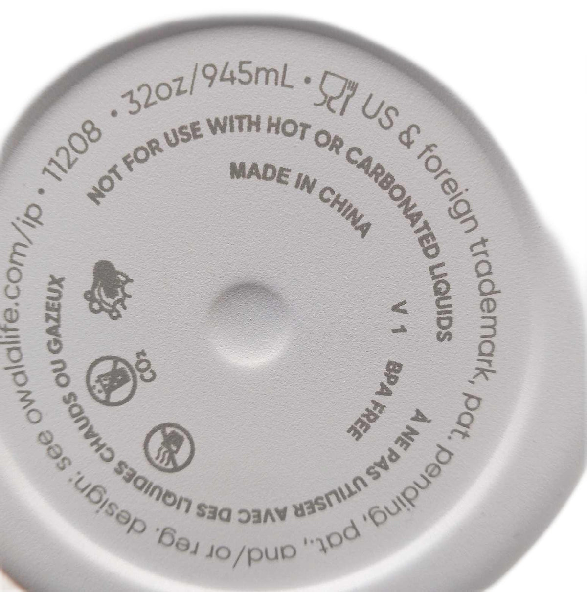 reeSip Stainless Steel Trinkflasche 32oz Mint White Iced Breeze Amazon Design