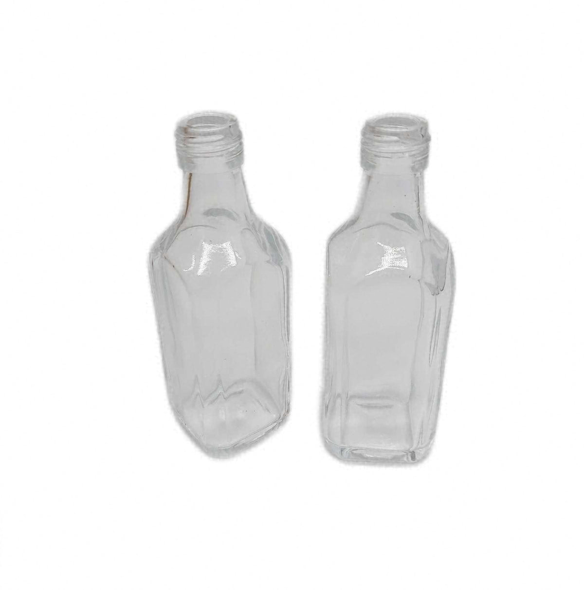 Relaxdays kleine Flaschen Set 50 ml Glasflaschen zum Befüllen 30 Stück Set