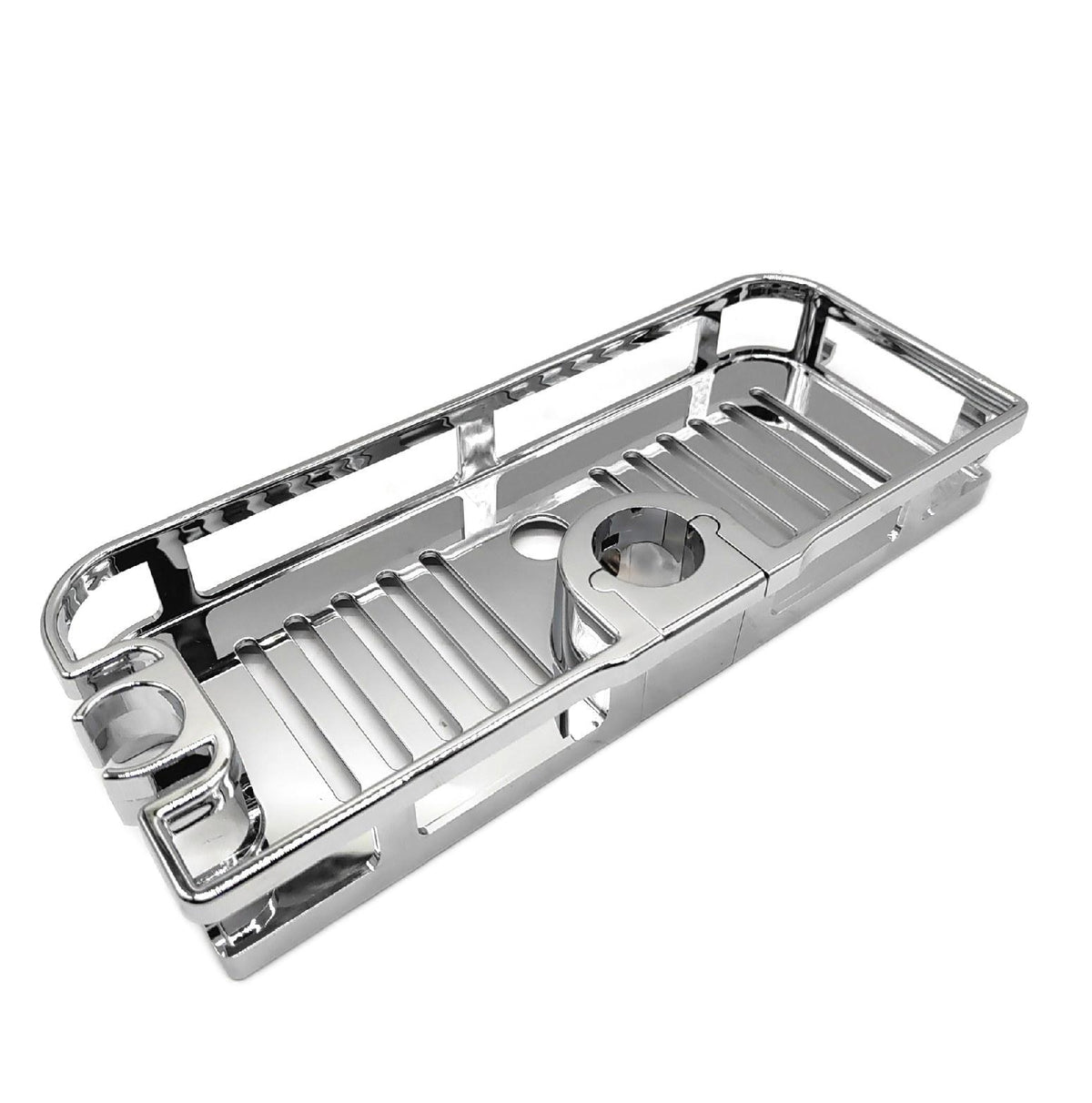 WENKO Duschablage Mod. Libertà Chrom Duschregal Haken Duschkopfhalter aus Home