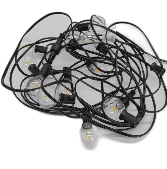 EVXFG Lichterkette Außenbeleuchtung Gartenbeleuchtung 9 Meter LED Stromsparend