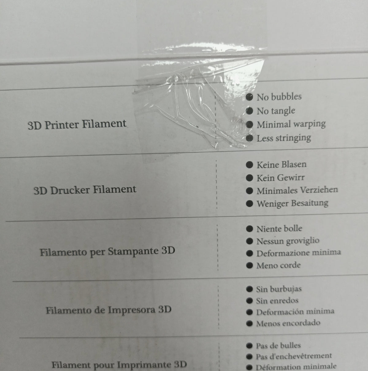 IEMAI Filament Kunststoff 3D Drucker PETG transparent gelb Hochwertig langleb