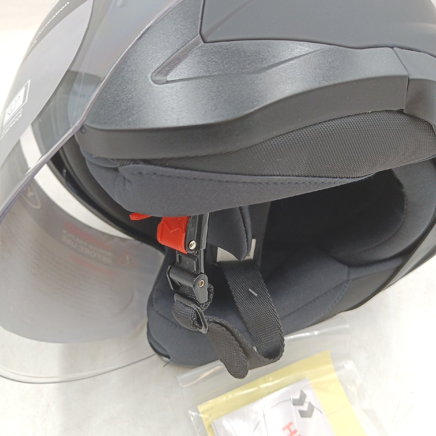 YEMA Motorradhelm Jethelm Helmschutz Doppelvisier integrierter Sichtschutz funktional