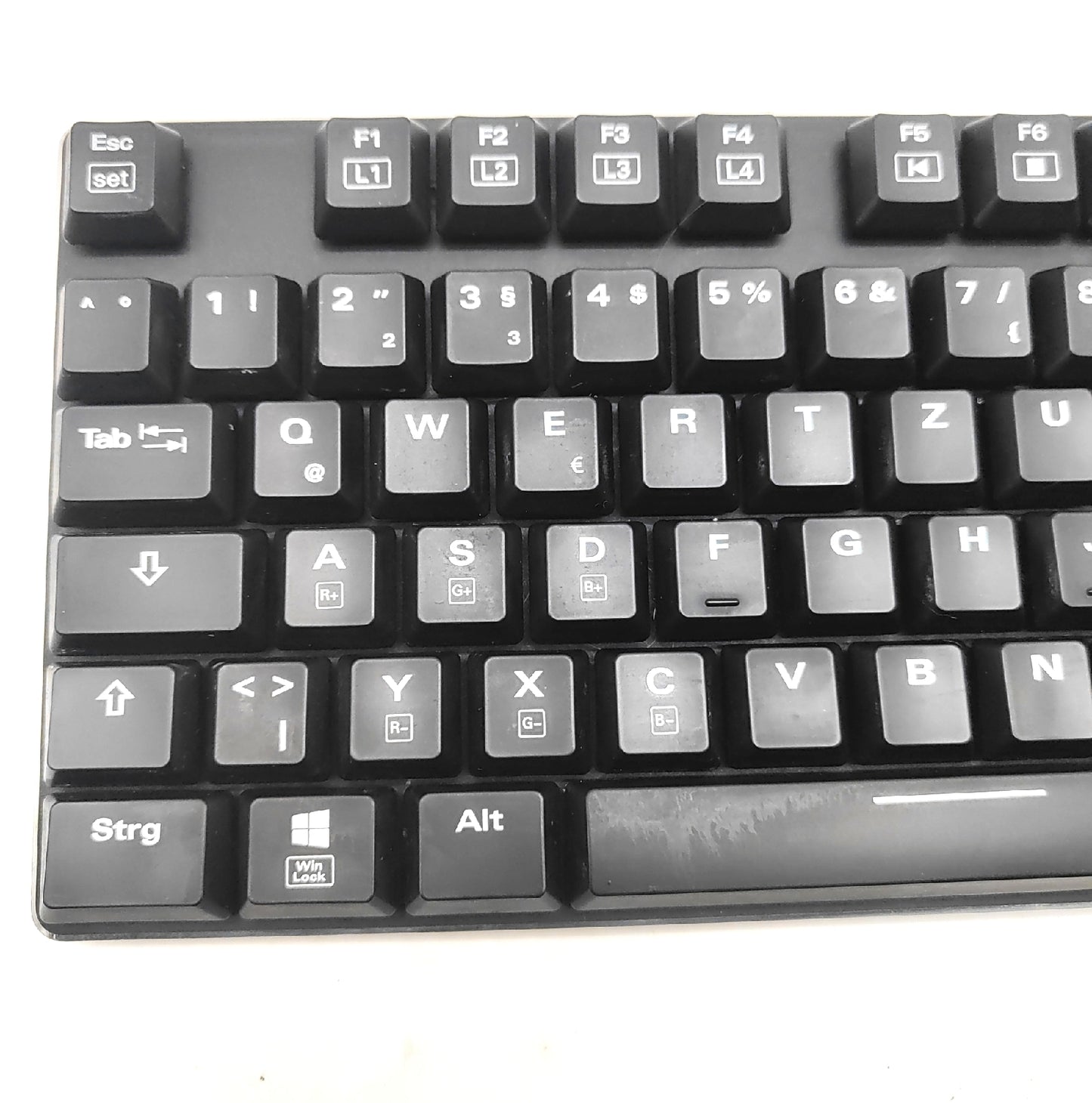 Sharkoon Tastatur Computer Zubehör PureWriter RGB TKL Mechanisch Beleuchtung Gaming
