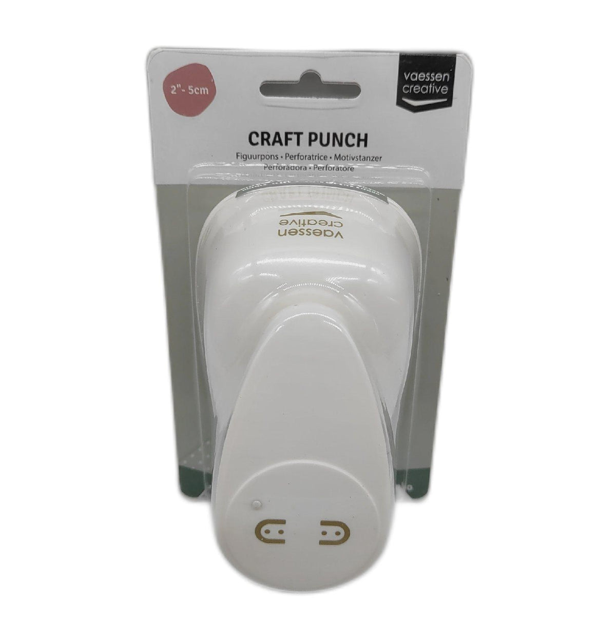 Vaessen Creative Motivstanzer Bastelzubehör Ohrringe Behalter 4 cm Präz
