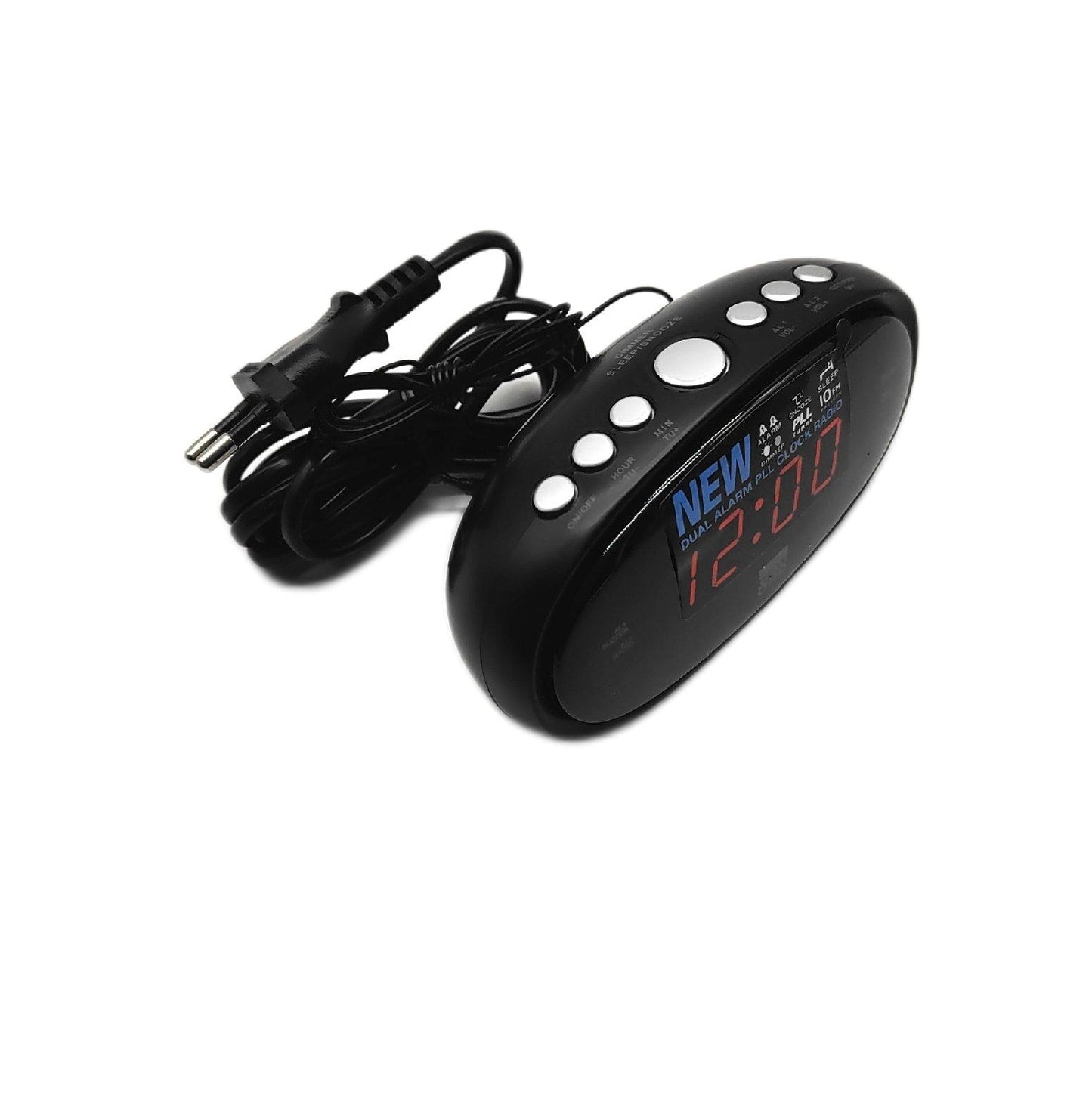 New One Uhrenradio Elektronik CR 100 großes LED Display Dual Alarm Schlummerfunktion