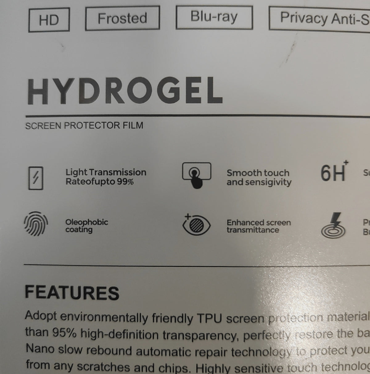 Hydrogel Schutzfolie für Samsung Galaxy S22 Ultra 5G Blasenfreie Handyfolie Zubehör