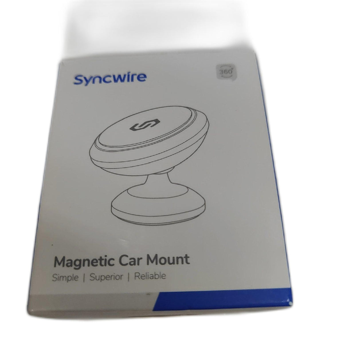Syncwire Tragbare Magnethalterung Auto 360 Grad Verstellbar Magnet Handyhalterung Schwarz
