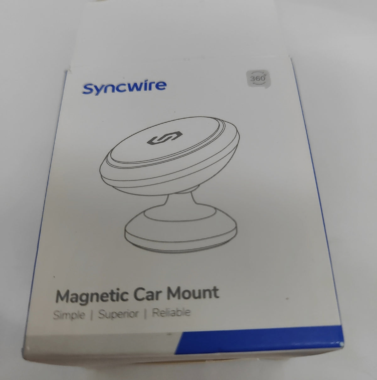 Syncwire Tragbare Magnethalterung Auto 360 Grad Verstellbar Magnet Handyhalterung Schwarz