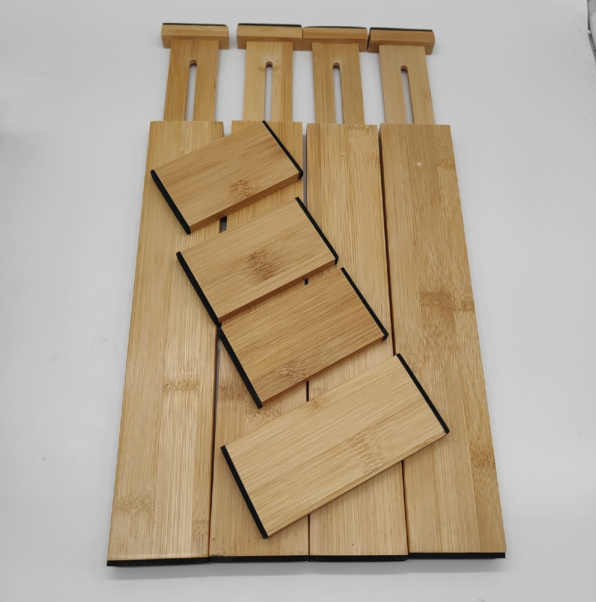 Antowin Schubladentrenner Organizer Schubladen Bambus Verstellbar 33
