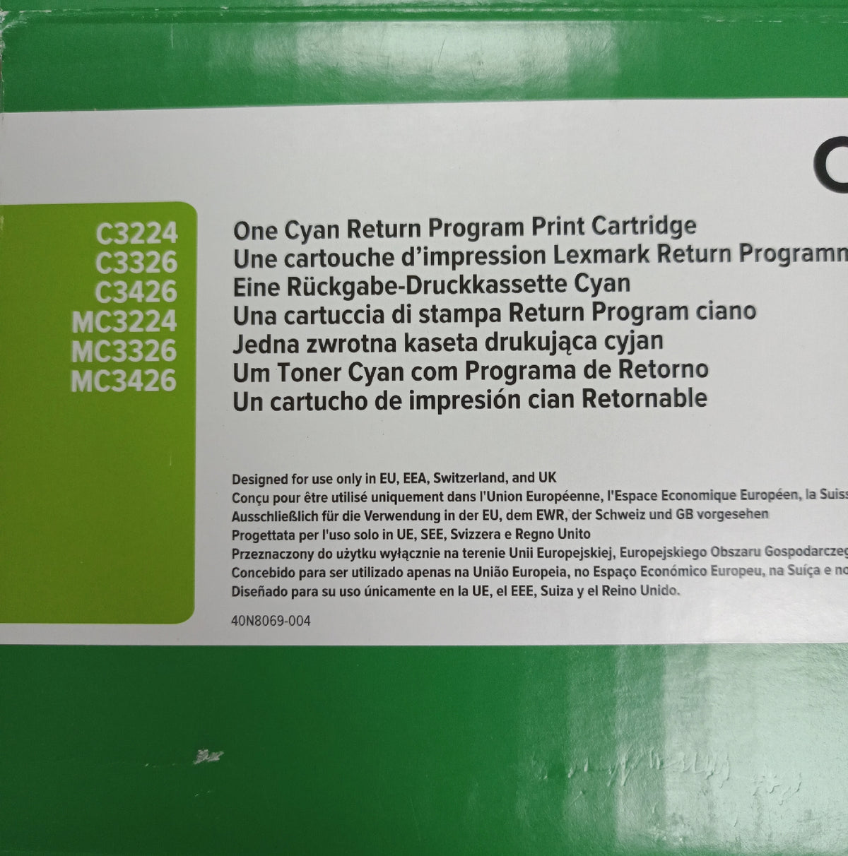 Lexmark Tonerkassette Druckerzubehör C3220C0 Cyan kompatibel langlebig hochwert