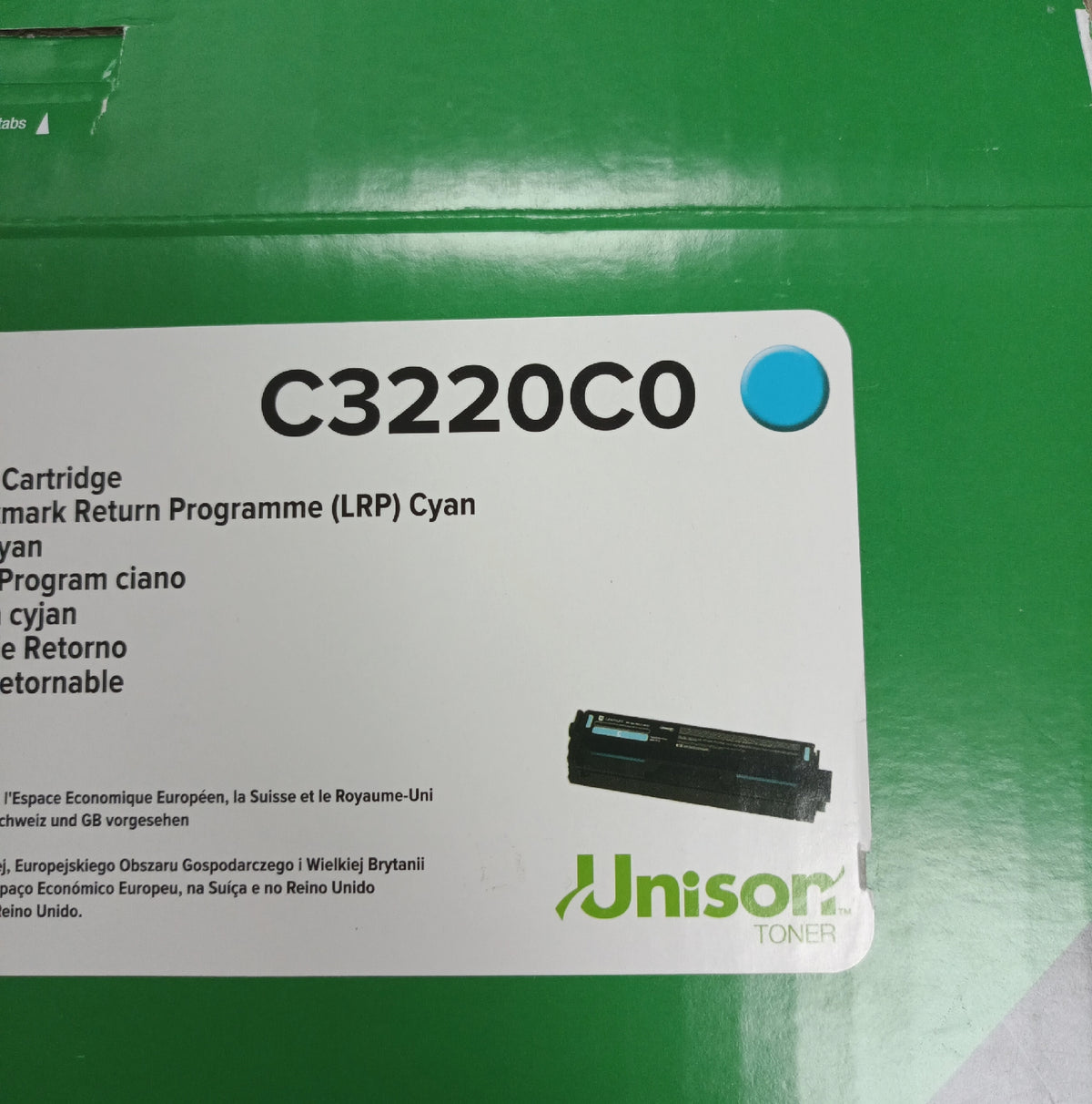 Lexmark Tonerkassette Druckerzubehör C3220C0 Cyan kompatibel langlebig hochwert