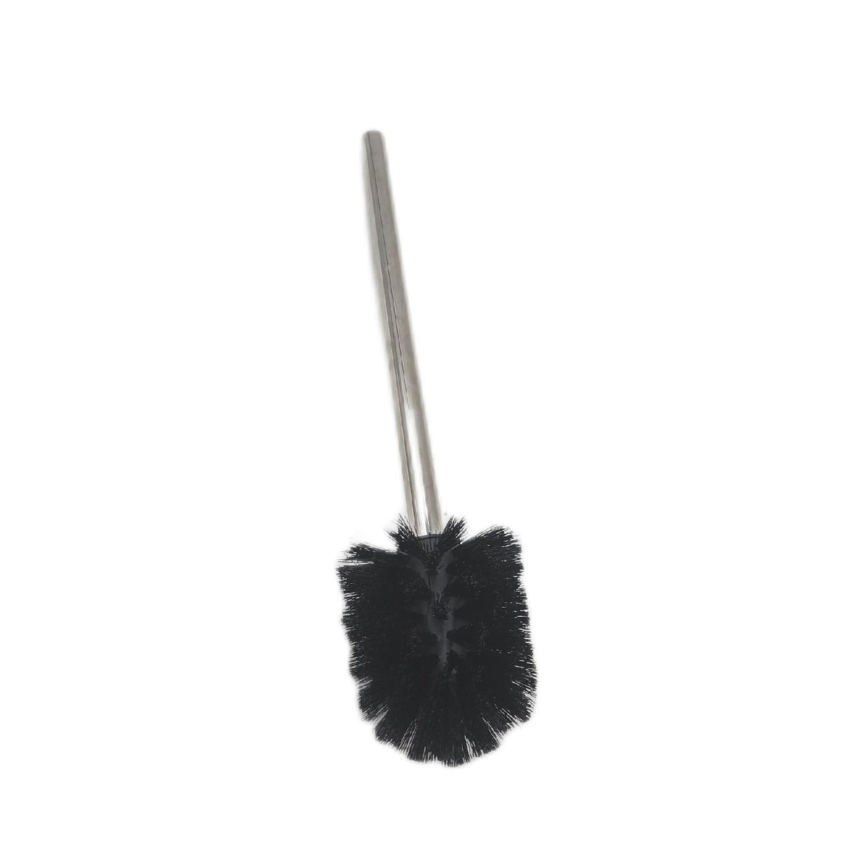 Ibergrif Klobürste Schwarz WC Bürste Toilettenbürste mit Edelstahlgriff 8 cm Durchmesser
