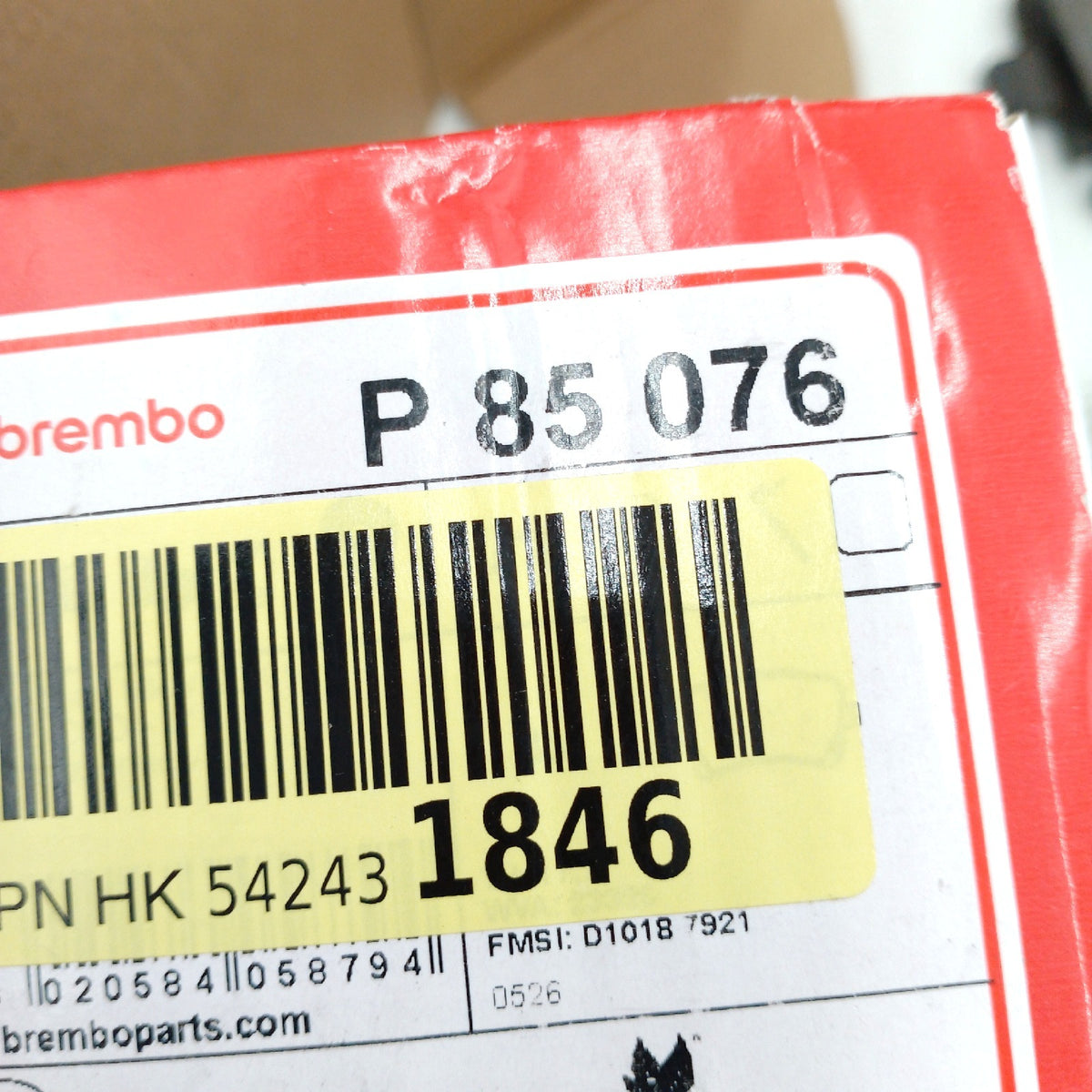 Brembo P 85 076 Bremsenverschleißteile für die Hinterachse