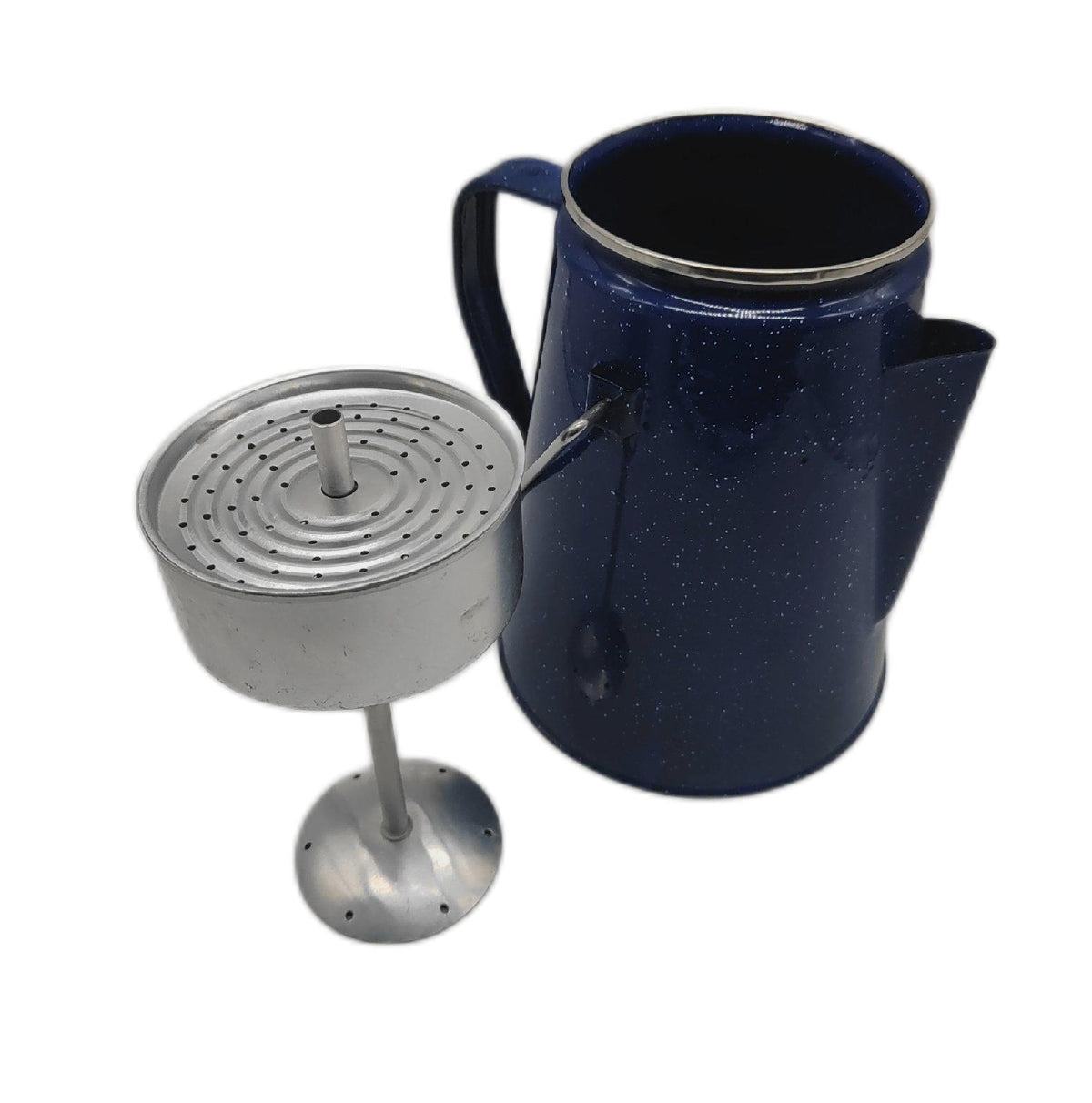 Mil Tec Western Kaffeekanne Emaille Perkolator 2 Liter Ohne Deckel