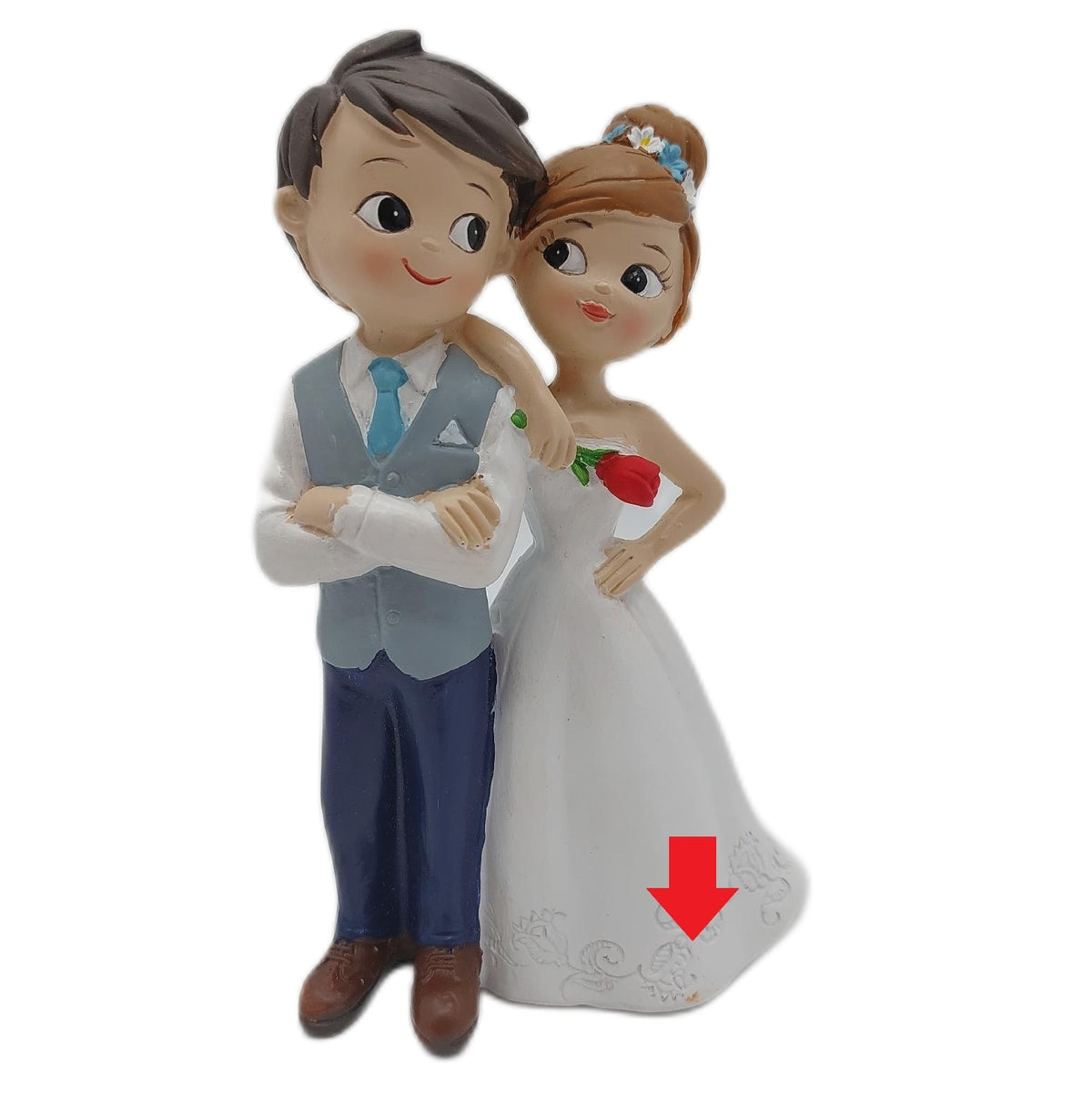 Dekora Hochzeitsdeko Brautpaar Figuren Torte Hochzeit Gebrauchsspuren