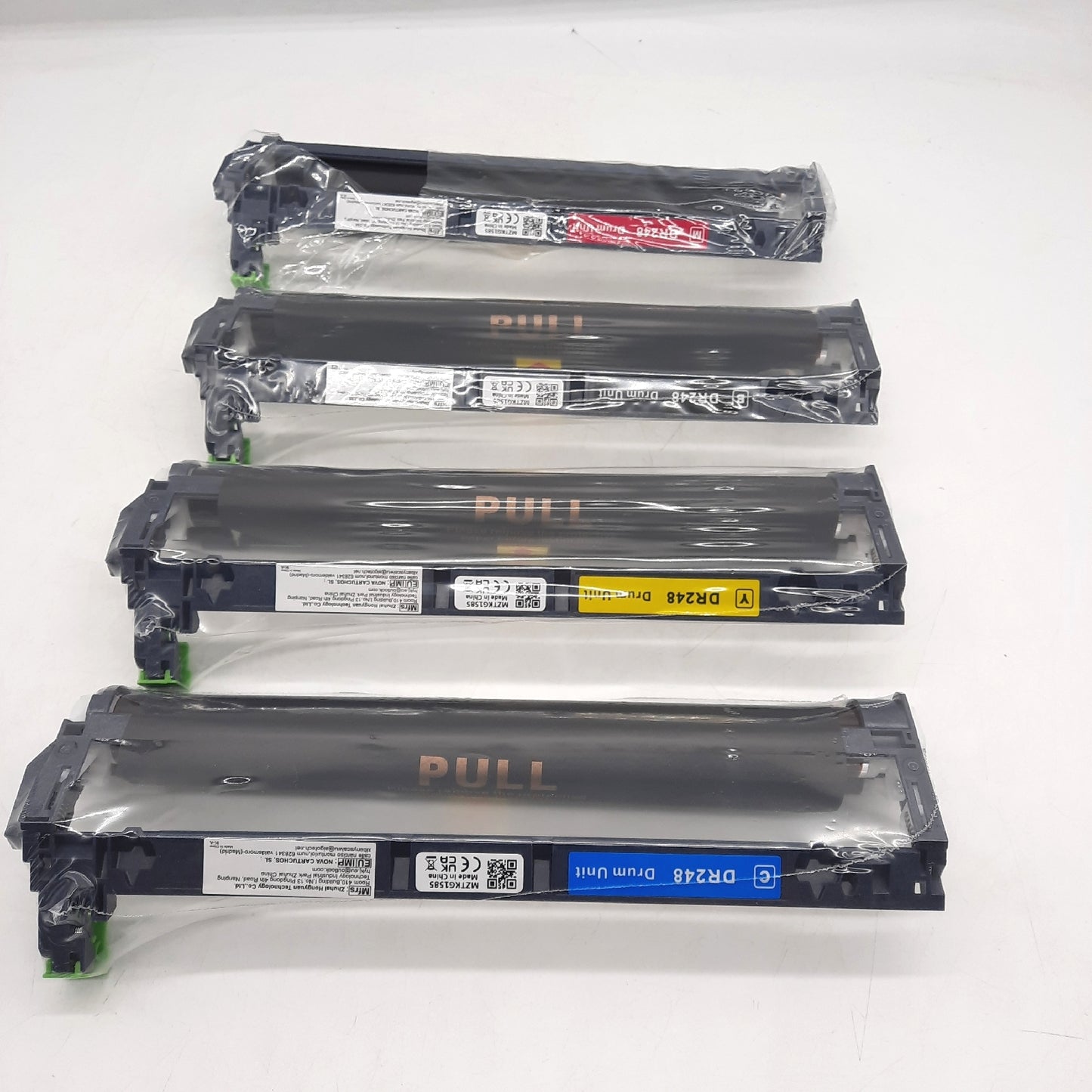 INK4U Trommel Set Bürobedarf DR248CL 4er Pack extra hoch kompatibel für