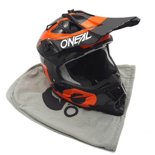 O NEAL Motocross Helm Kinder MX Enduro ABS Schale Belueftung Groesse L Schwarz Orange