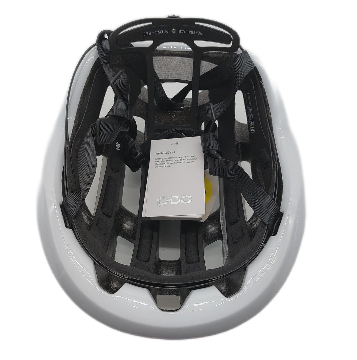 POC Rennradhelm Helmschutz Fahrrad Ventral Air MIPS Größe M Sicherheit Belüftet