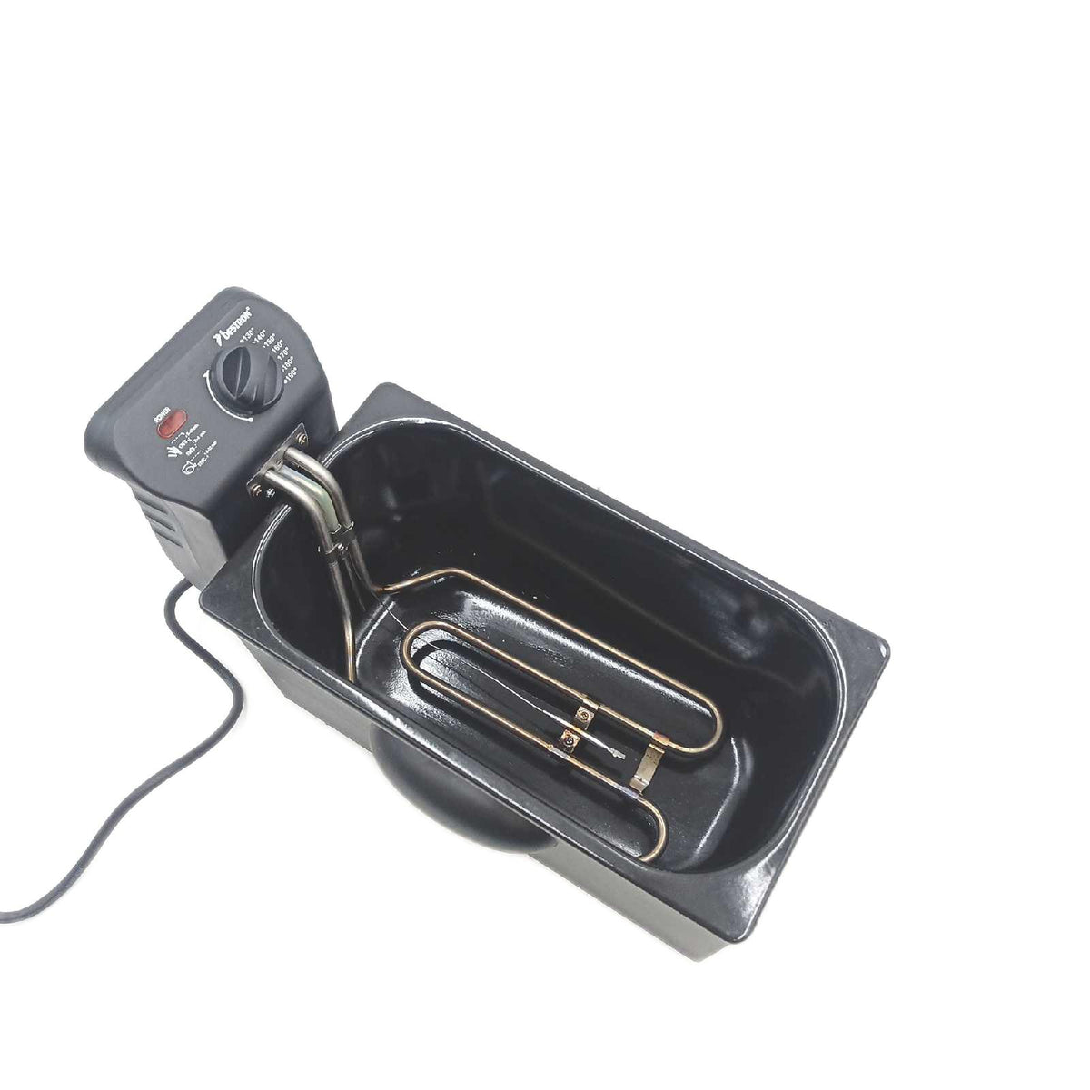 BESTRON Fritteuse Küchengeräte AF357B 2000 W 35 Liter Schwarz