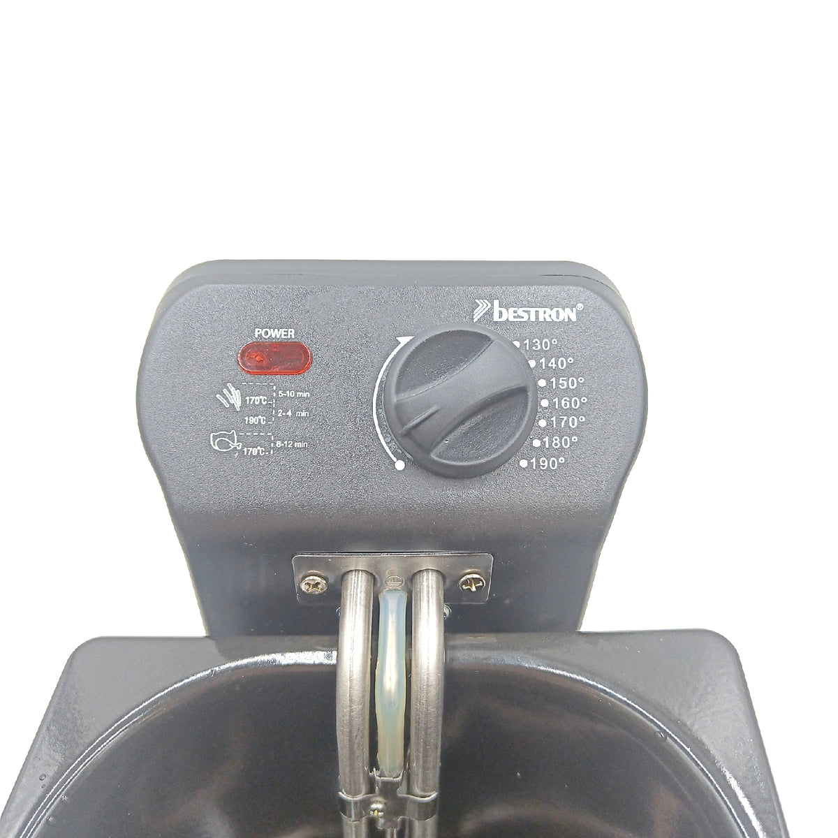 BESTRON Fritteuse Küchengeräte AF357B 2000 W 35 Liter Schwarz