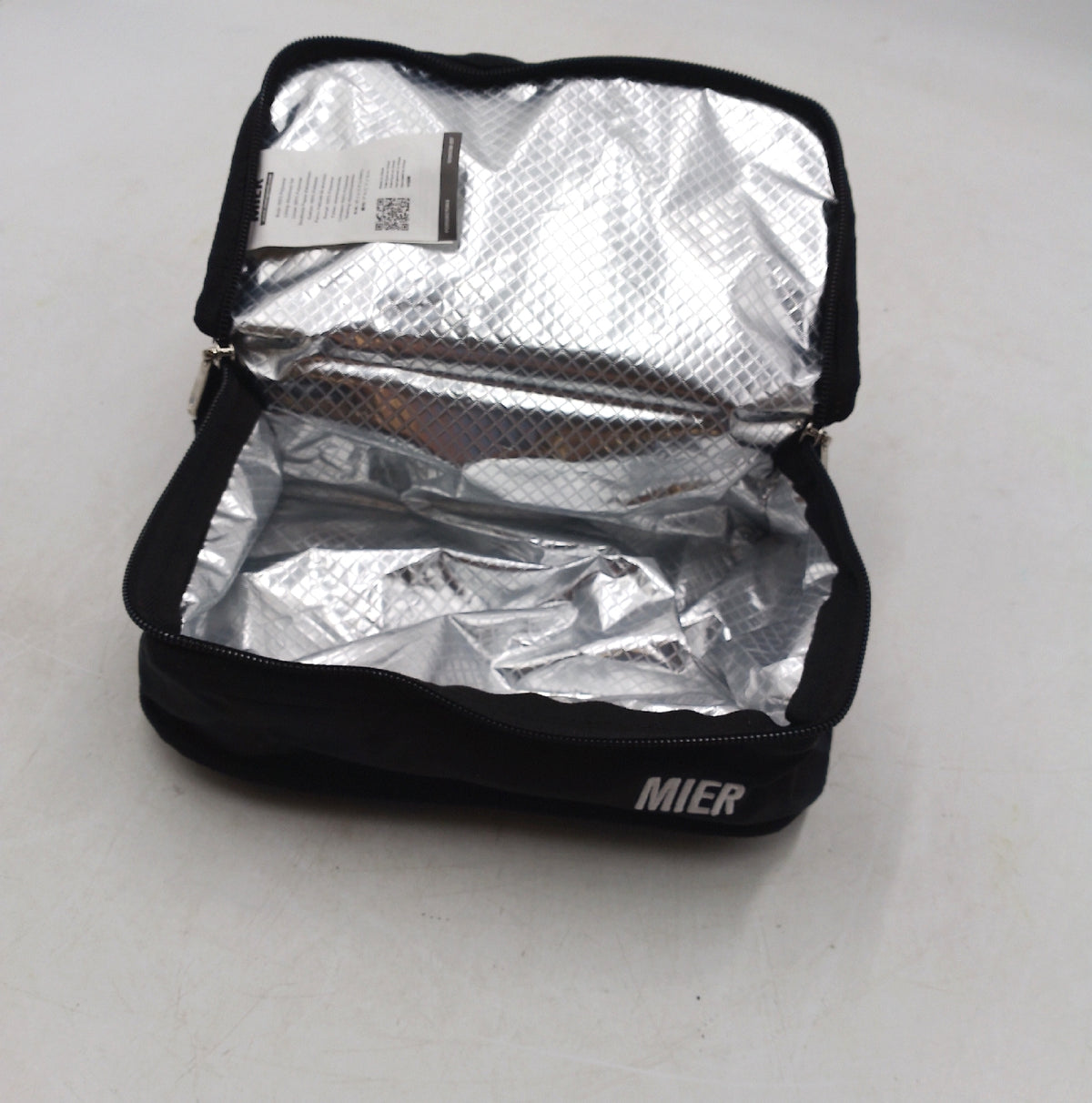 MIER Mini Kuehltasche 3L Lunchbag Lunchtasche Lunchbox Schwarz Food Housewares