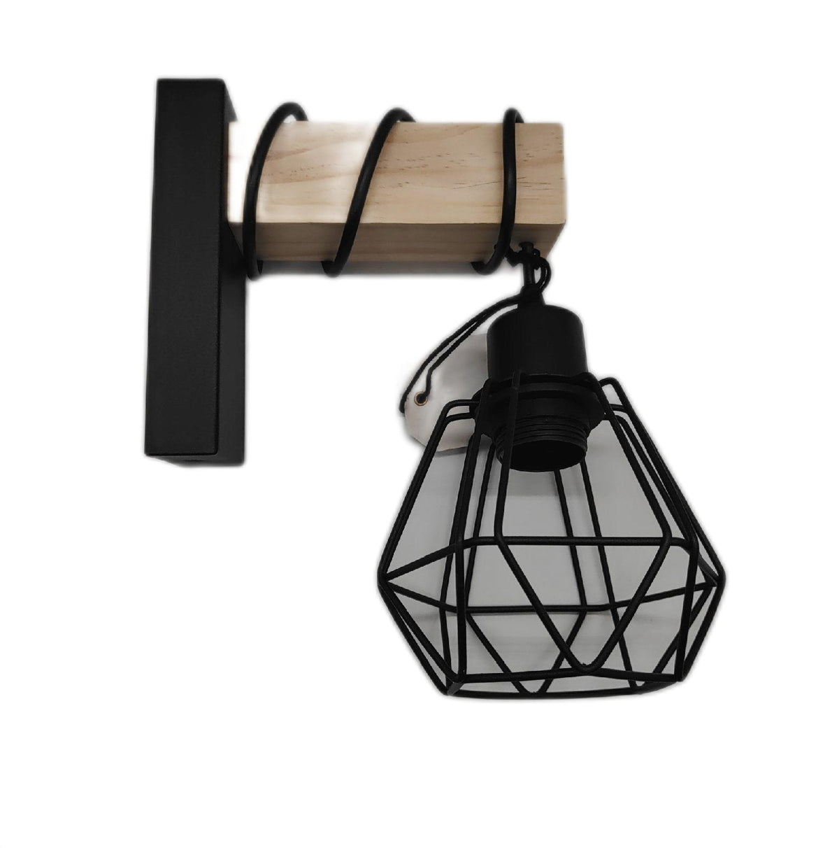EGLO Townshend 5 Vintage Wandleuchte Wandlampe Industrial Holz Balken Deckenleuchte