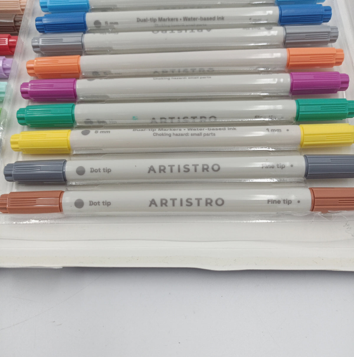 Artistro 36 Acrylstifte für Stein Stoff Holz Glas 2 Farben fehlen
