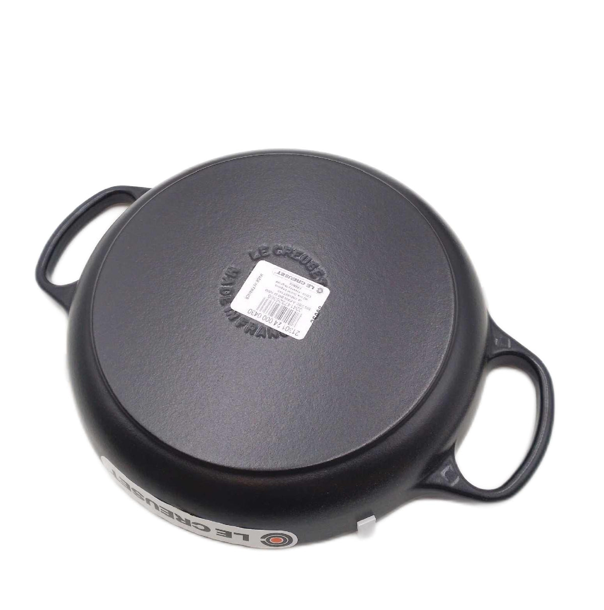 Le Creuset Signature Gusseisen Brot Bräter 24cm Schwarz Matt hochwertig robust langlebig