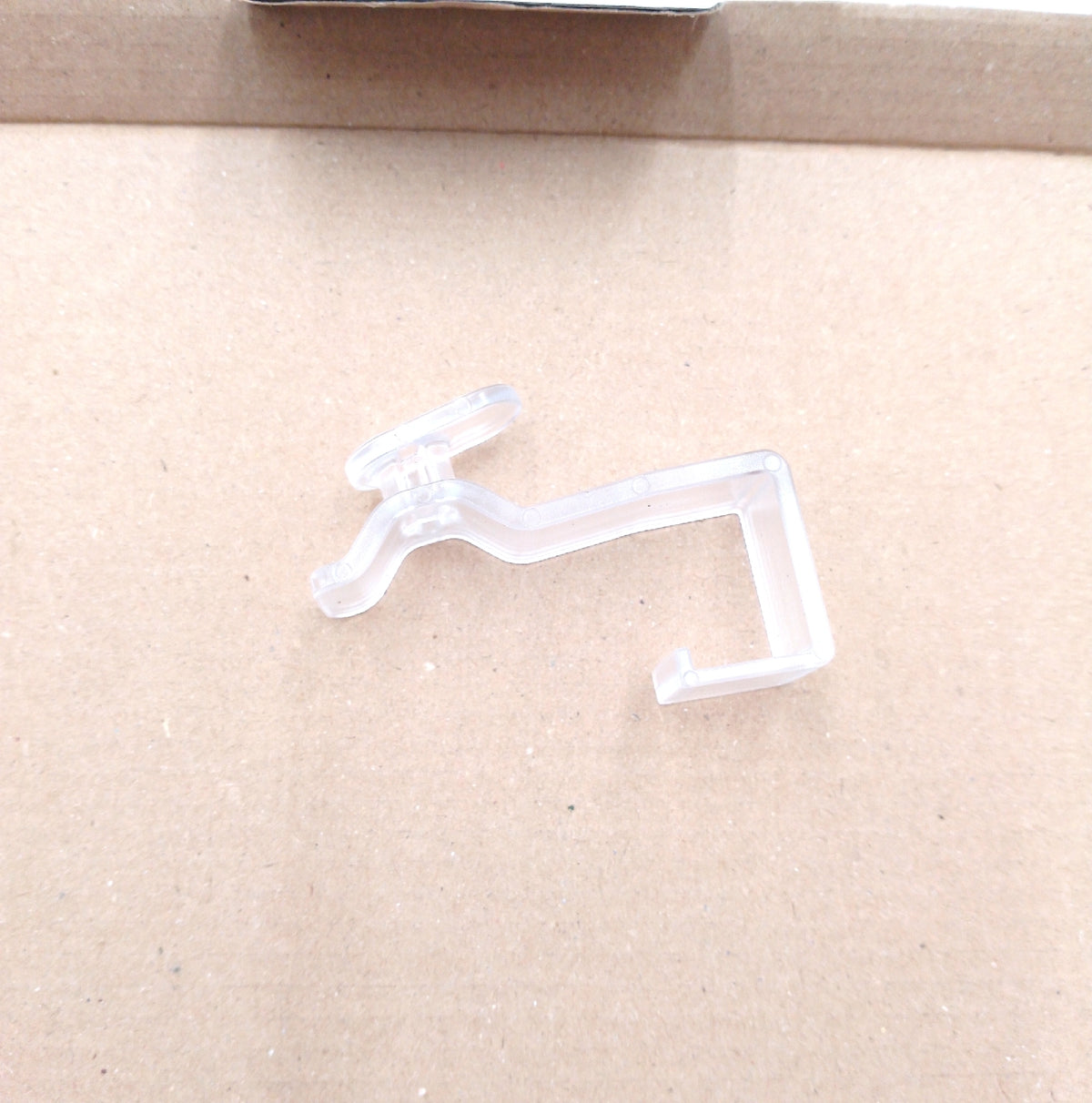 Soma Transparent Fensterhaken 20 mm 20er Set klebefrei ohne Schrauben für Dekorationen